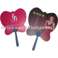 Promotional advertising PP plastic fans